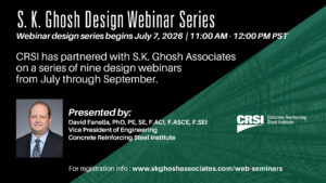2026 Use of Grade 80 and Grade 100 Reinforcing Bars in ACI 318-19 – SK Ghosh Webinar thumbnail